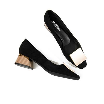 Cresfimix Zapatos De Mujer Women Fashion Black Slip on Square Heel Pumps Lady Cool Brown Comfort Summer Office Heel Shoes B6308 Cresfimix Zapatos De Mujer Women Fashion Black Slip on Square Heel Pumps Lady Cool Brown Comfort Summer Office Heel Shoes B6308